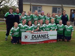 Kiltullagh Killimordaly Camogie U14 County Final Winners
