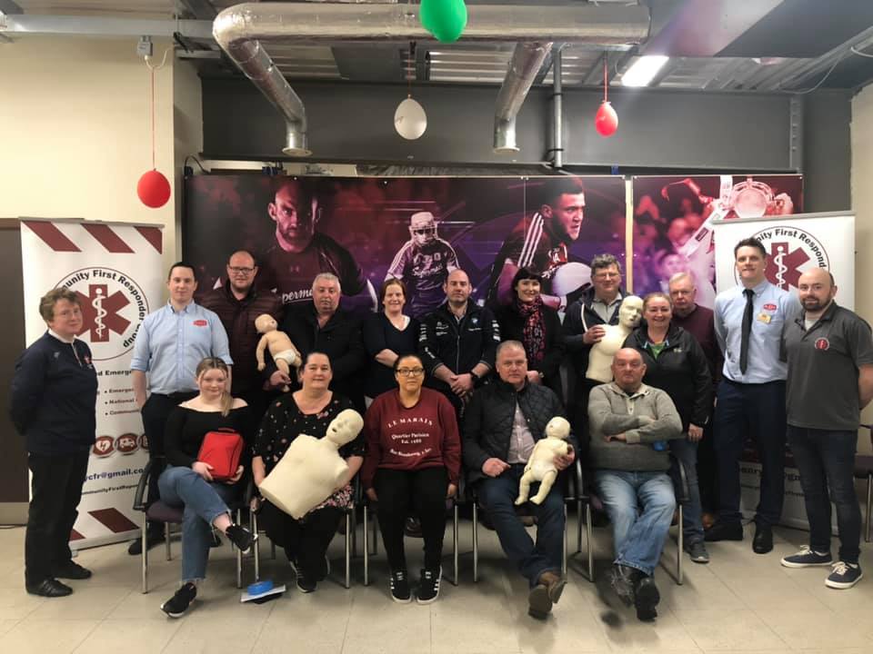 Community members attend Irish Heart Foundation Heartsaver Course